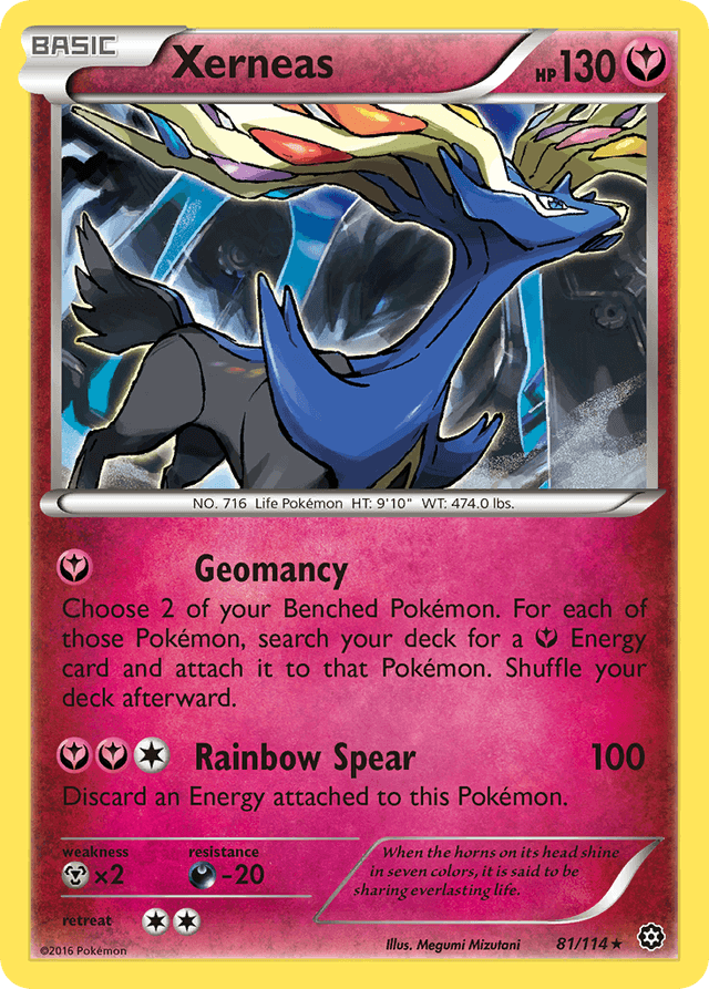 Carta Xerneas 81/114 do set Steam Siege — Pokémon TCG | Bynx