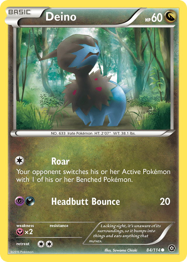 Carta Deino 84/114 do set Steam Siege — Pokémon TCG | Bynx