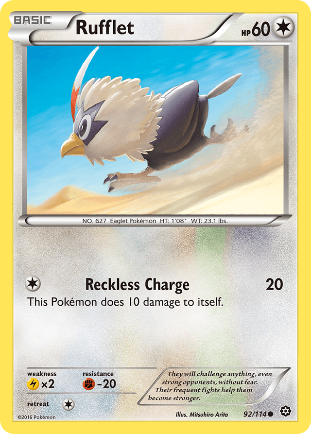 Carta Rufflet 92/114 do set Steam Siege — Pokémon TCG | Bynx