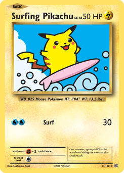 Surfing Pikachu 111 — Evolutions