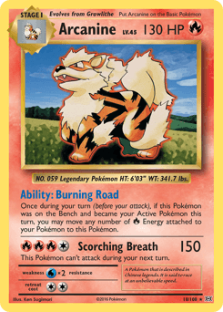 Arcanine 18 — Evolutions