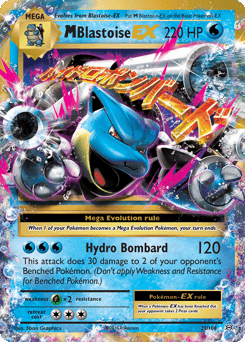 M Blastoise-EX 22 — Evolutions