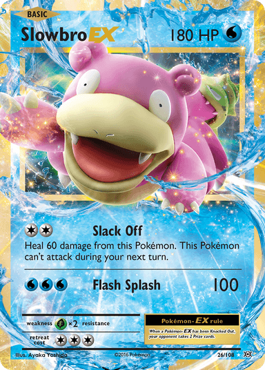 Carta Slowbro-EX 26/108 do set Evolutions — Pokémon TCG | Bynx