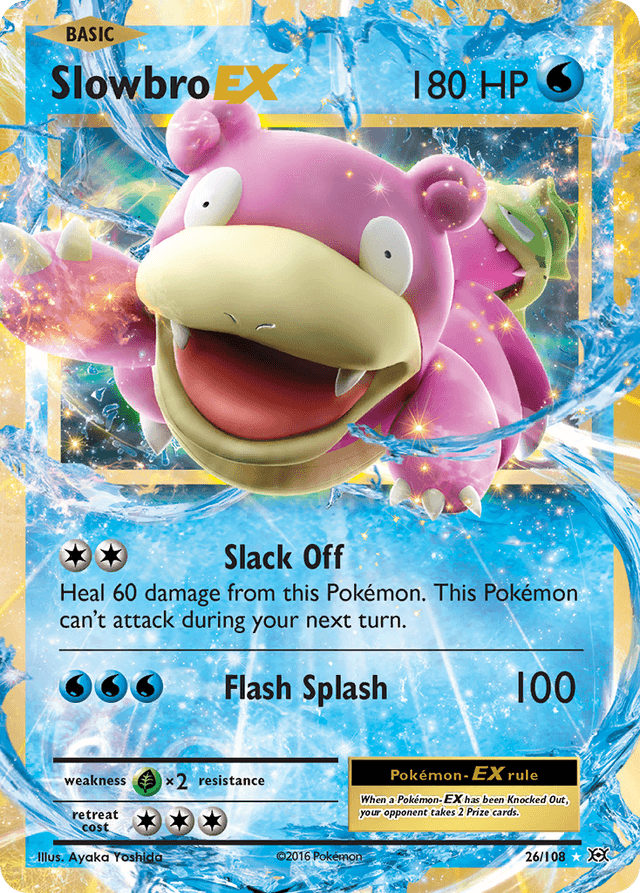 Carta Slowbro-EX 26/108 do set Evolutions — Pokémon TCG | Bynx