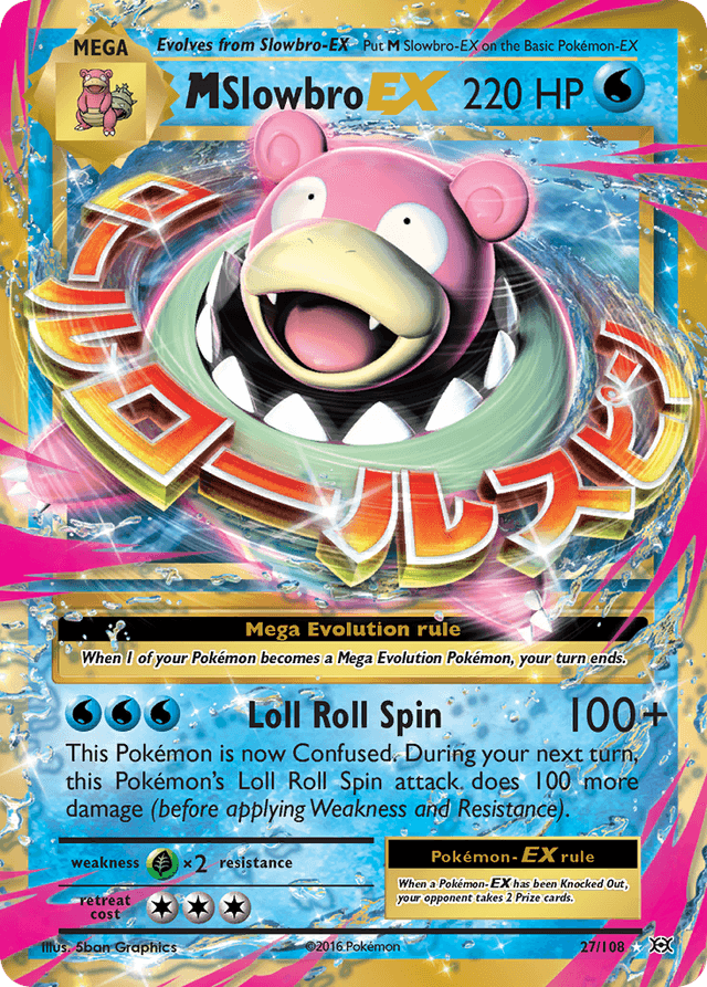 Carta M Slowbro-EX 27/108 do set Evolutions — Pokémon TCG | Bynx