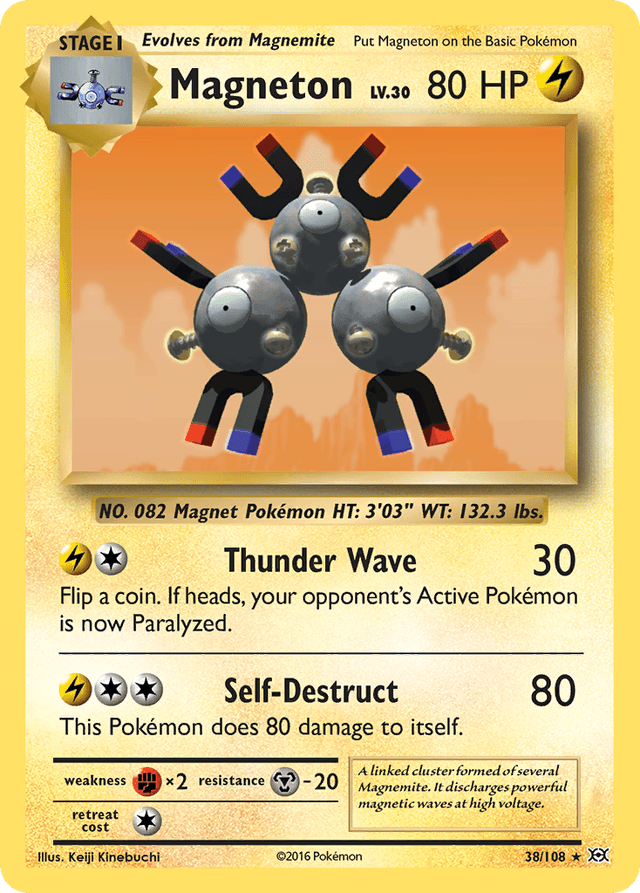 Carta Magneton 38/108 do set Evolutions — Pokémon TCG | Bynx