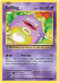 Koffing 050/108 — Evolutions