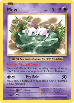 Mew 053/108 — Evolutions