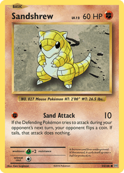 Sandshrew 54 — Evolutions