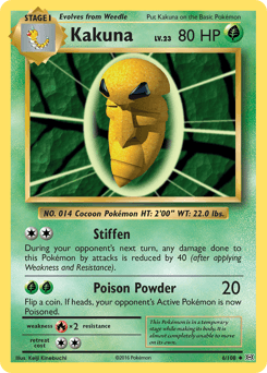 Kakuna 6 — Evolutions