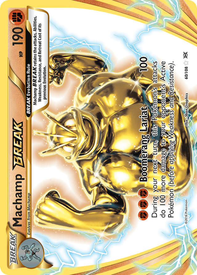 Carta Machamp BREAK 60/108 do set Evolutions — Pokémon TCG | Bynx