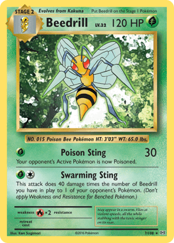 Beedrill 007/108 — Evolutions