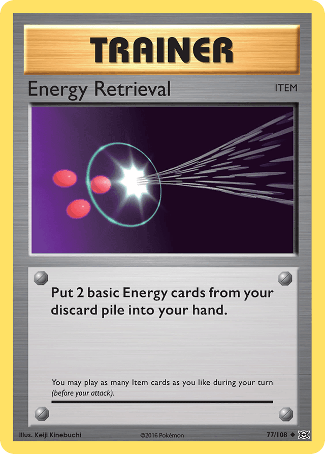 Carta Energy Retrieval 77/108 do set Evolutions — Pokémon TCG | Bynx