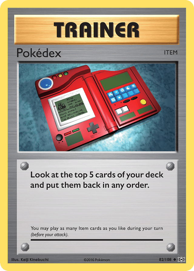 Carta Pokédex 82/108 do set Evolutions — Pokémon TCG | Bynx