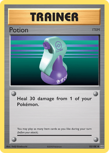Carta Potion 83/108 do set Evolutions — Pokémon TCG | Bynx