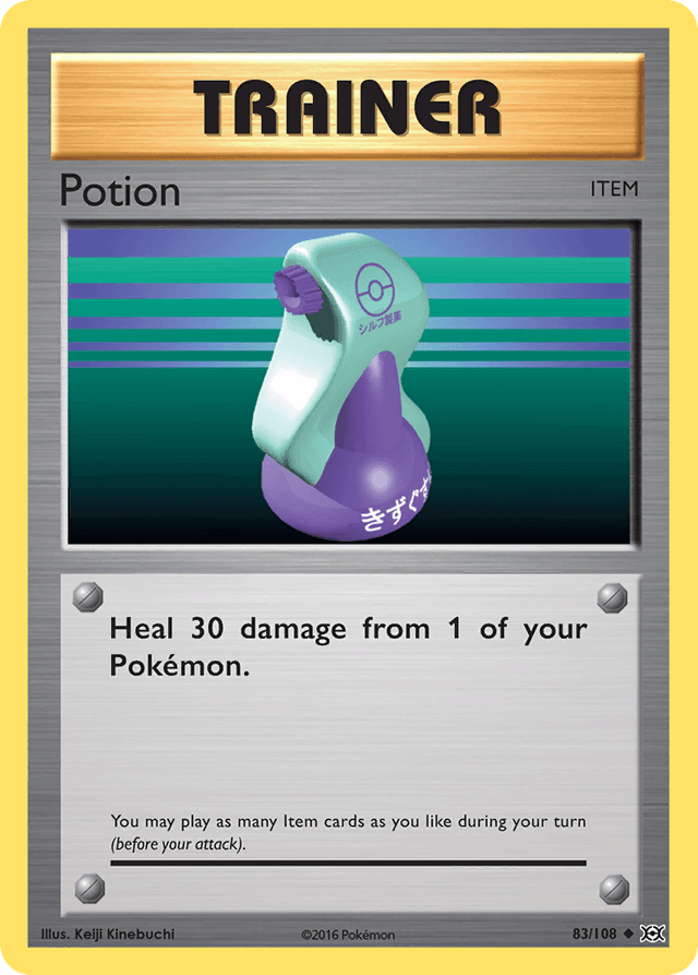 Carta Potion 83/108 do set Evolutions — Pokémon TCG | Bynx