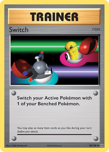 Carta Switch 88/108 do set Evolutions — Pokémon TCG | Bynx