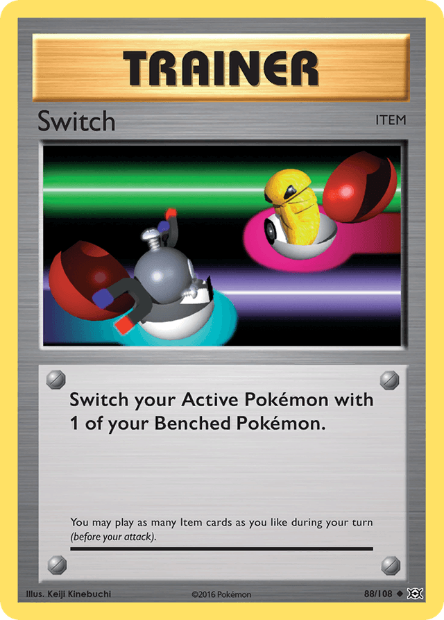 Carta Switch 88/108 do set Evolutions — Pokémon TCG | Bynx