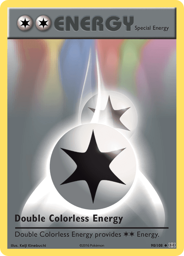 Carta Double Colorless Energy 90/108 do set Evolutions — Pokémon TCG | Bynx