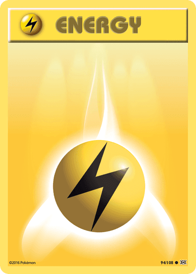 Carta Lightning Energy 94/108 do set Evolutions — Pokémon TCG | Bynx