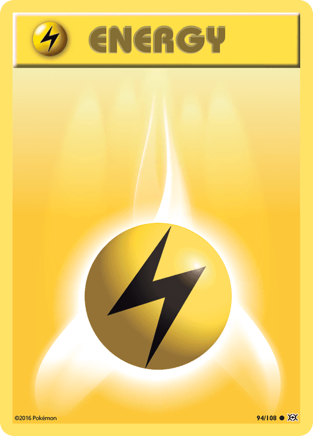 Carta Lightning Energy 94/108 do set Evolutions — Pokémon TCG | Bynx