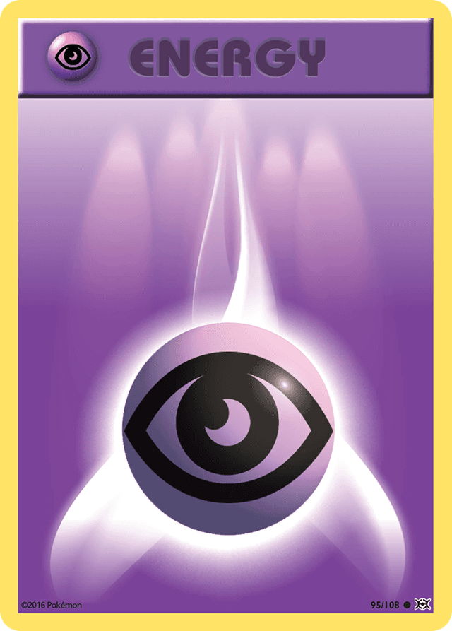 Carta Psychic Energy 95/108 do set Evolutions — Pokémon TCG | Bynx