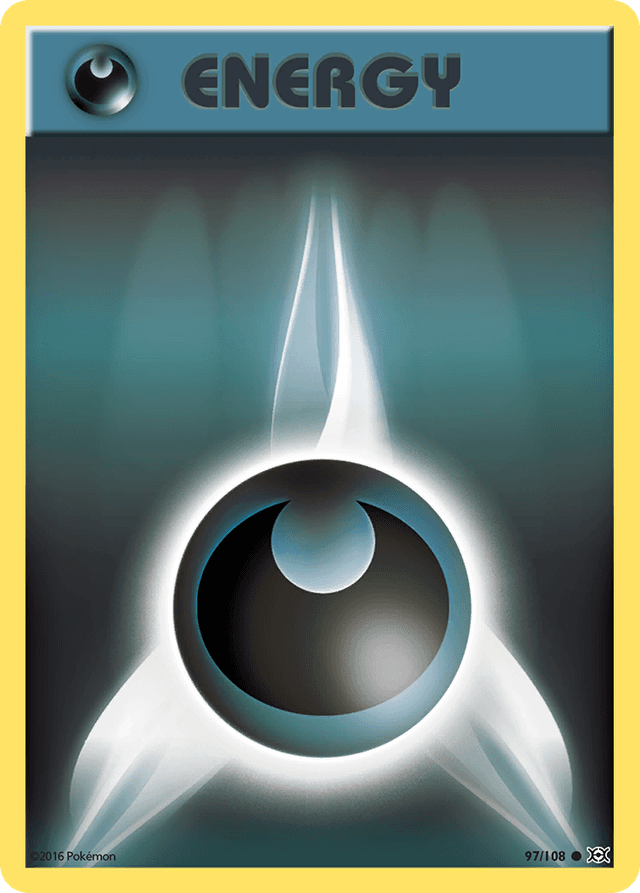 Carta Darkness Energy 97/108 do set Evolutions — Pokémon TCG | Bynx