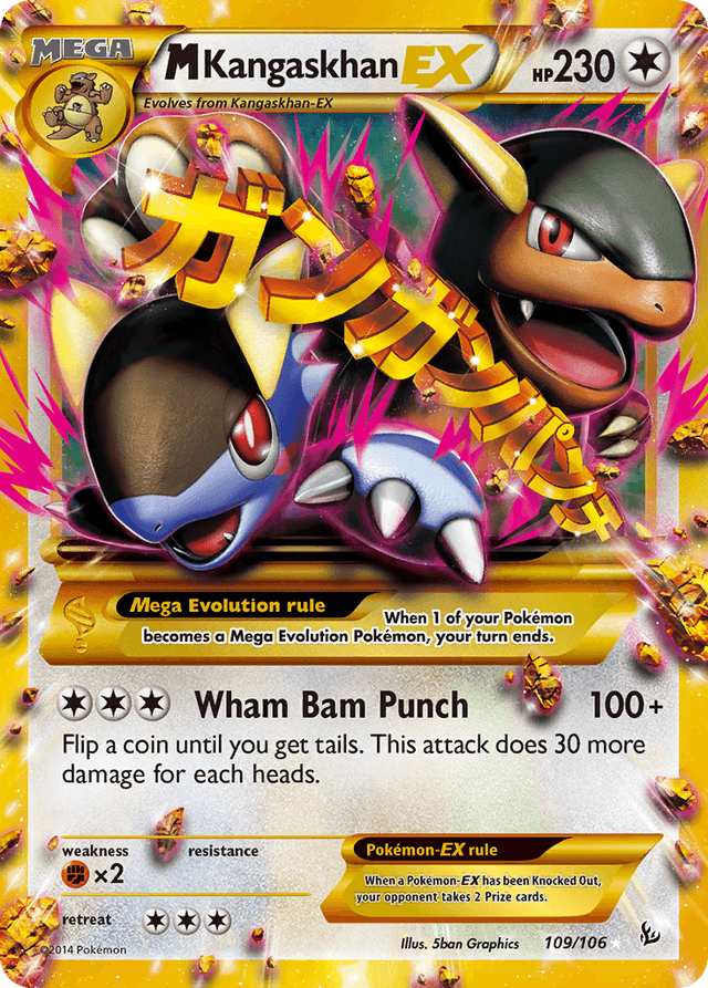 Carta M Kangaskhan-EX 109/106 do set Flashfire — Pokémon TCG | Bynx