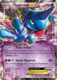 Toxicroak-EX 41 — Flashfire