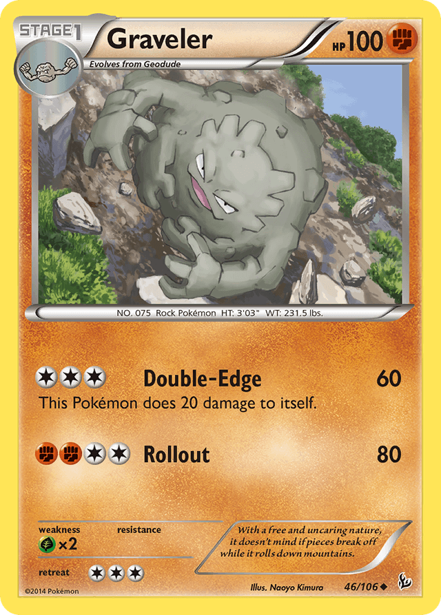Carta Graveler 46/106 do set Flashfire — Pokémon TCG | Bynx