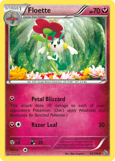 Carta Floette 65/106 do set Flashfire — Pokémon TCG | Bynx