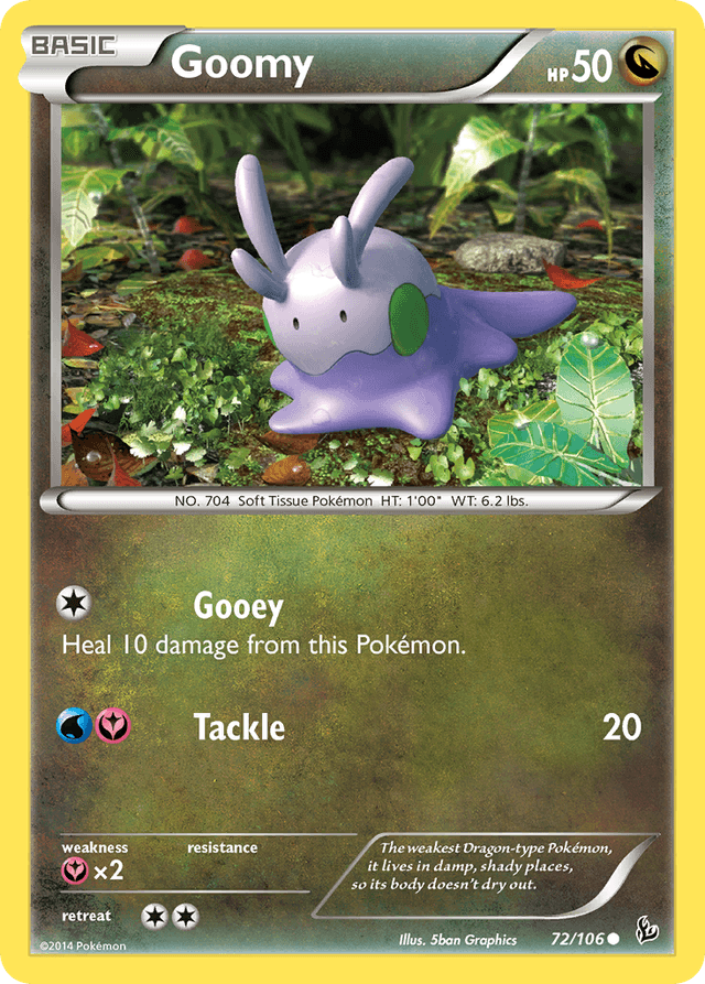 Carta Goomy 72/106 do set Flashfire — Pokémon TCG | Bynx