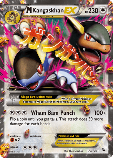 Carta M Kangaskhan-EX 79/106 do set Flashfire — Pokémon TCG | Bynx