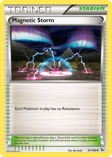 Carta Magnetic Storm 91/106 do set Flashfire — Pokémon TCG | Bynx