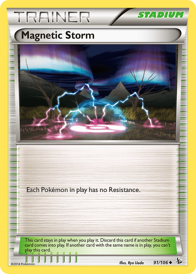 Carta Magnetic Storm 91/106 do set Flashfire — Pokémon TCG | Bynx