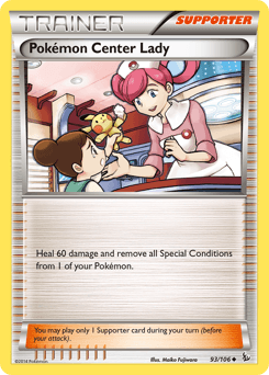Pokémon Center Lady 093/106 — Flashfire