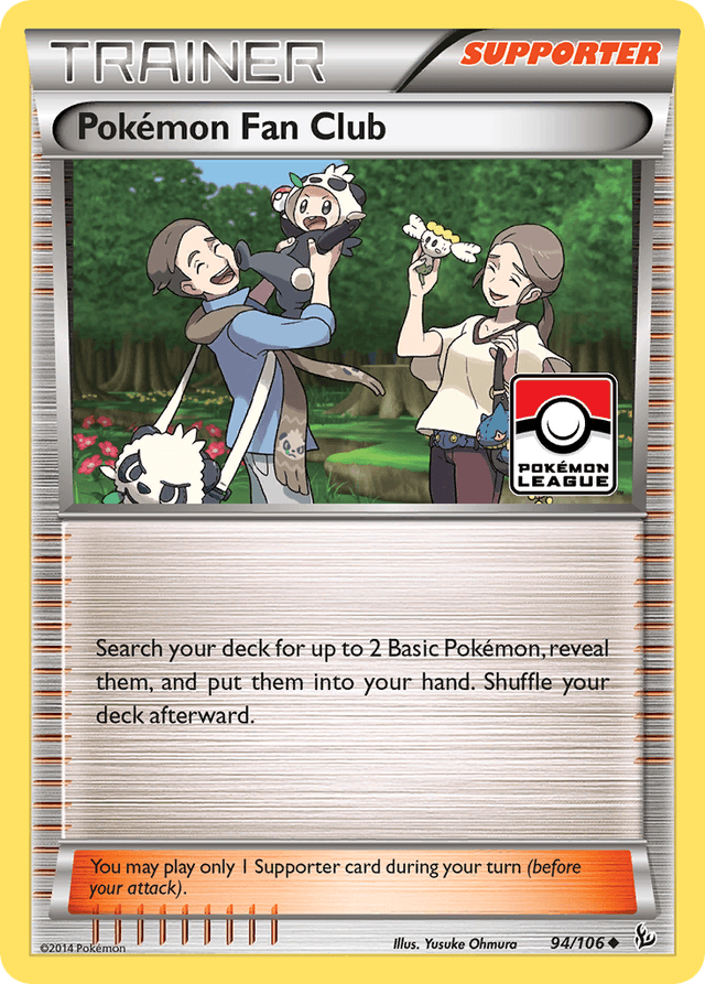 Carta Pokémon Fan Club 94/106 do set Flashfire — Pokémon TCG | Bynx