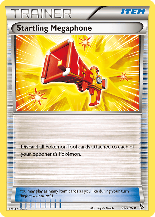 Carta Startling Megaphone 97/106 do set Flashfire — Pokémon TCG | Bynx