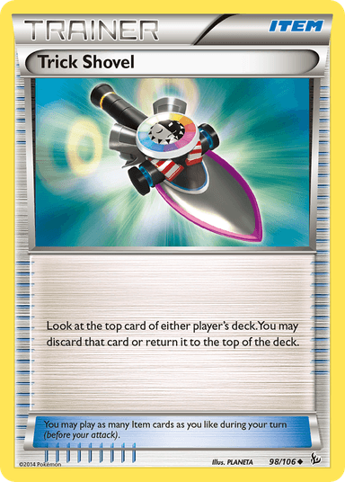 Carta Trick Shovel 98/106 do set Flashfire — Pokémon TCG | Bynx