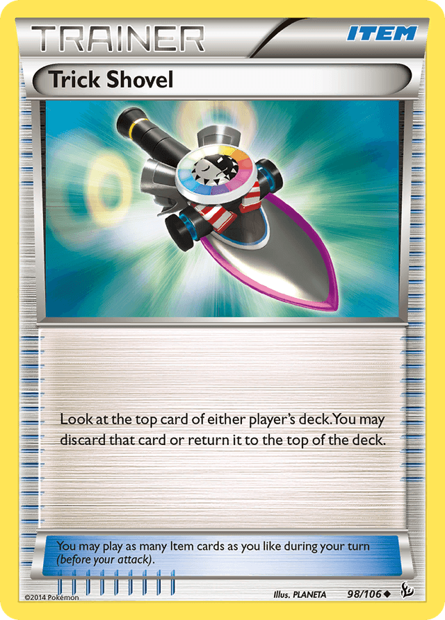 Carta Trick Shovel 98/106 do set Flashfire — Pokémon TCG | Bynx