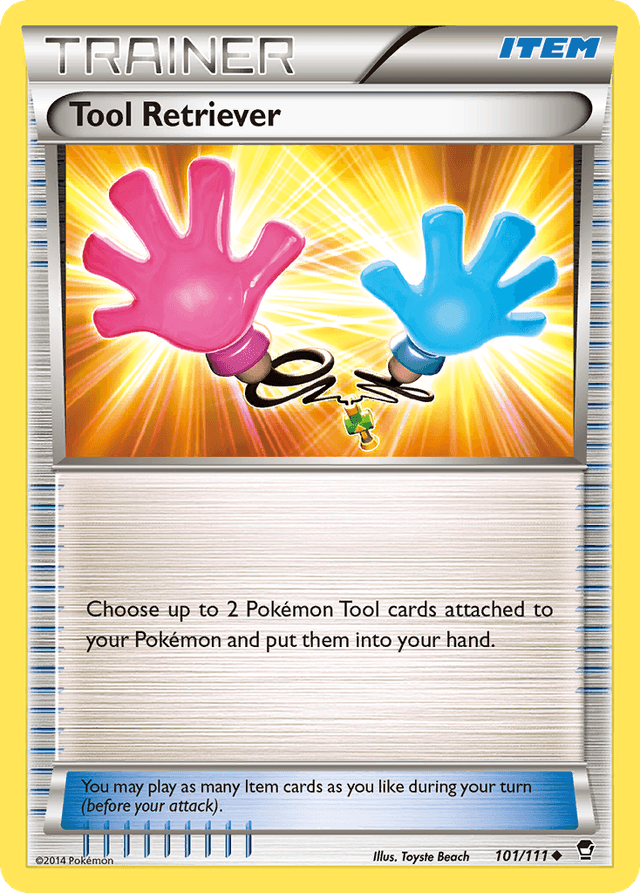 Carta Tool Retriever 101/111 do set Furious Fists — Pokémon TCG | Bynx