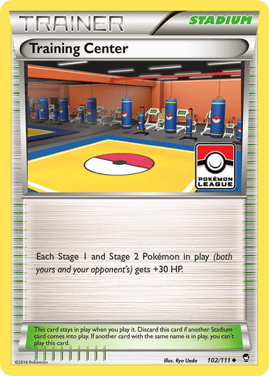 Carta Training Center 102/111 do set Furious Fists — Pokémon TCG | Bynx
