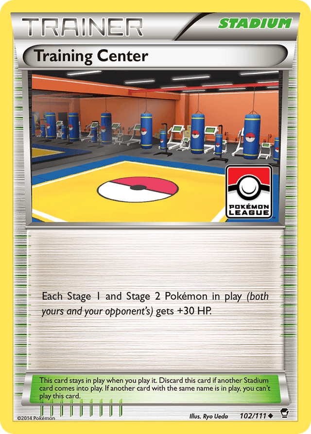 Carta Training Center 102/111 do set Furious Fists — Pokémon TCG | Bynx