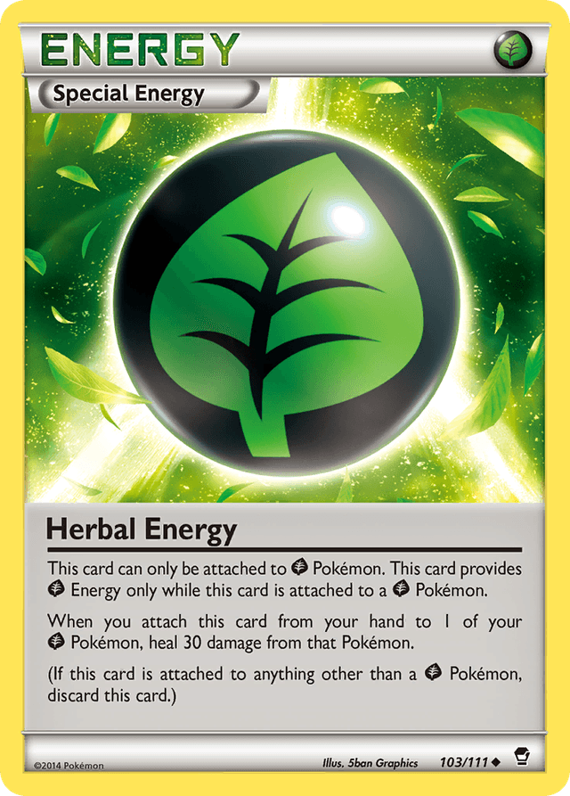Carta Herbal Energy 103/111 do set Furious Fists — Pokémon TCG | Bynx
