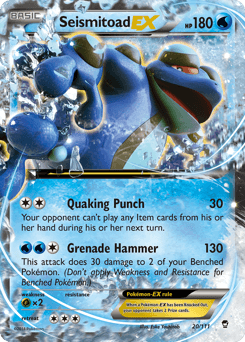 Seismitoad-EX 20 — Furious Fists