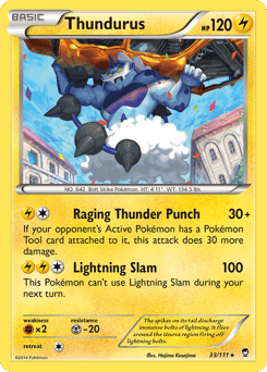 Thundurus 33 — Furious Fists