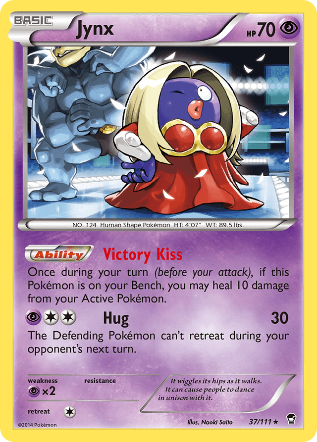 Carta Jynx 37/111 do set Furious Fists — Pokémon TCG | Bynx
