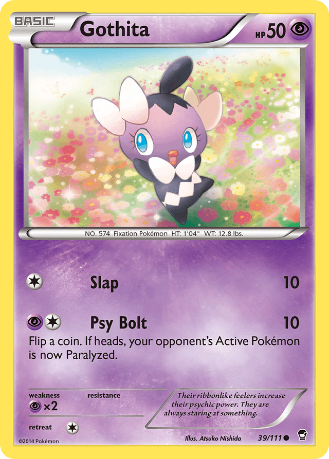 Carta Gothita 39/111 do set Furious Fists — Pokémon TCG | Bynx