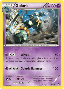 Golurk 43 — Furious Fists