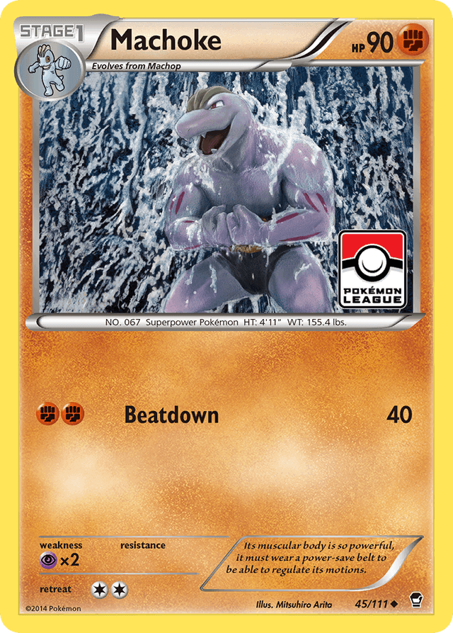 Carta Machoke 45/111 do set Furious Fists — Pokémon TCG | Bynx